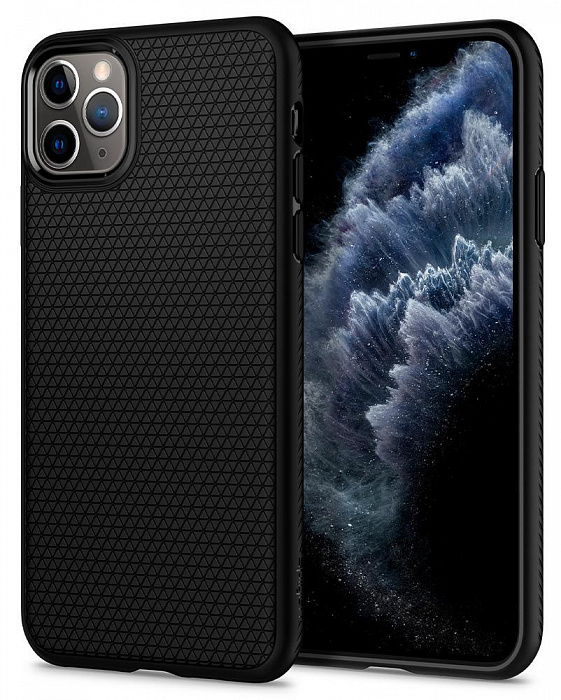 фото Чехол Spigen Liquid Air, black - iPhone 11 Pro
