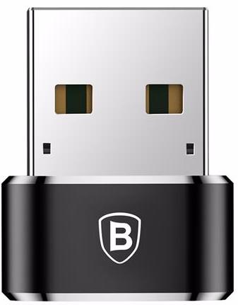 фото Переходник Baseus USB Male To Type-C Female Adapter Converter Black