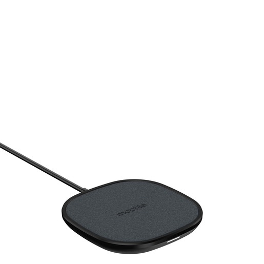 фото Беспроводное зарядное устройство Mophie Universal Wireless Charging Pad. Мощность беспроводной зарядки: 15 Вт. Цвет: черный.