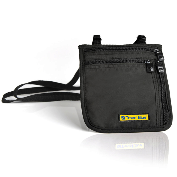 фото Кошелек с лямкой на шею Travel Blue Ultra Slim Neck Carrier (124), цвет черный