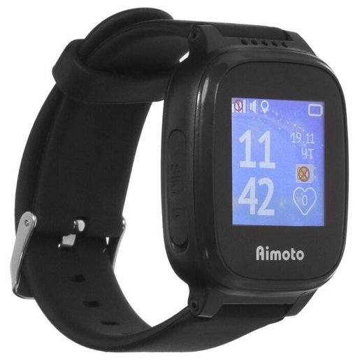 фото AIMOTO Умные часы-телефон с GPS Aimoto Kid Mini (Черный)