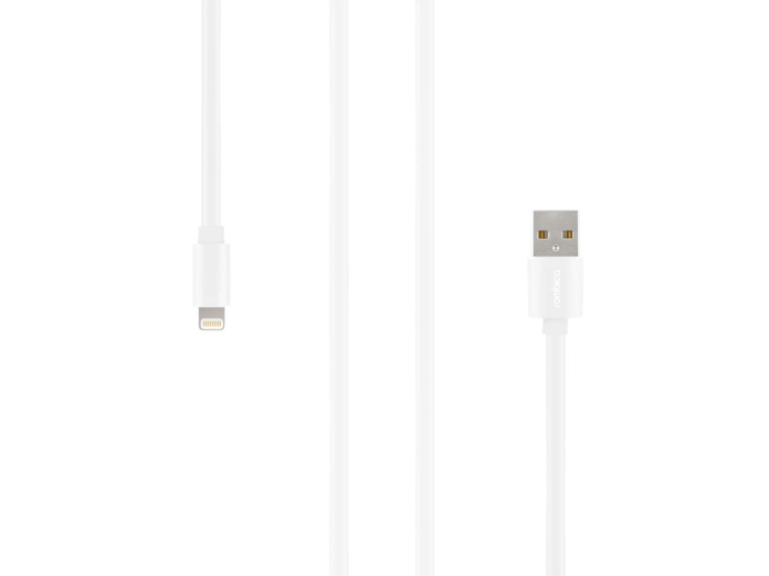 фото Кабель Rombica Digital MR-01, интерфейс Lightning to USB. Длина 1 м. Цвет белый.