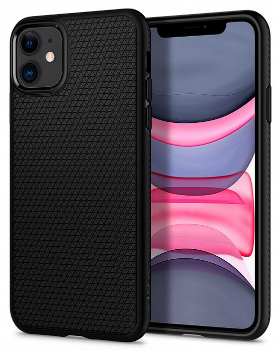 фото Чехол Spigen Liquid Air, black - iPhone 11