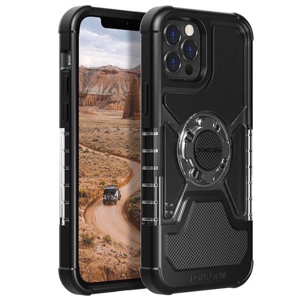 фото Чехол-накладка Rokform Crystal Wireless для iPhone 12/12 Pro со встроенным неодимовым магнитом. Материал: поликарбонат. Цвет: прозрачный