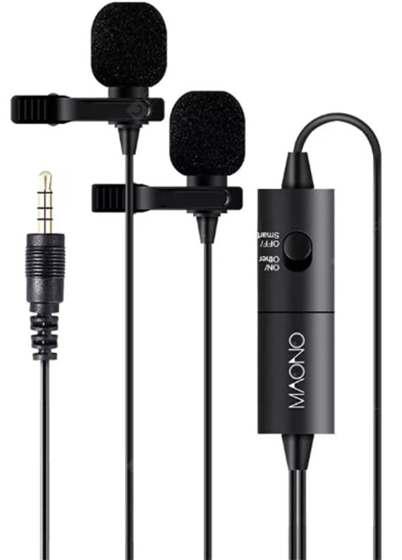 фото Петличный микрофон Maono AU-200 (Black)