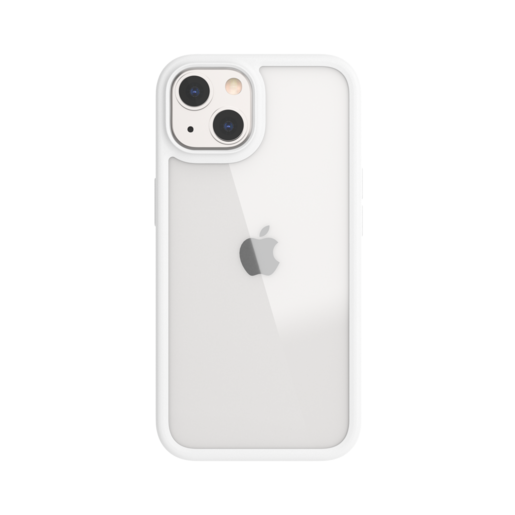 фото Чехол-накладка SwitchEasy Aero+ на заднюю сторону iPhone 13 (6.1"). Материал изделия: 70% поликарбонат, 30% ТПУ. Размер изделия: 153*78*12 мм. Цвет: белый