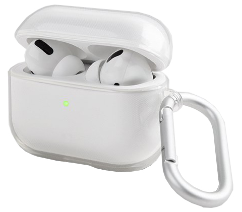 фото Чехол UNIQ GLASE AIRPODS PRO HANG CASE – GLOSSY CLEAR (CLEAR)
