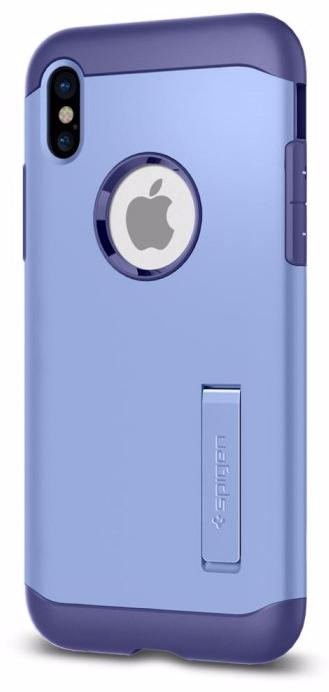 фото Чехол Spigen для iPhone X Slim Armor, виолет ( 057CS22137)