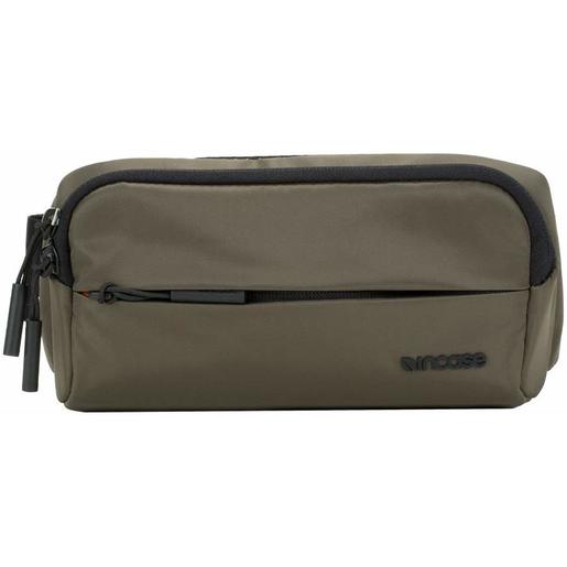 фото Поясная сумка Incase Sidebag для смартфона и аксессуаров. Материал нейлон. Цвет оливковый
