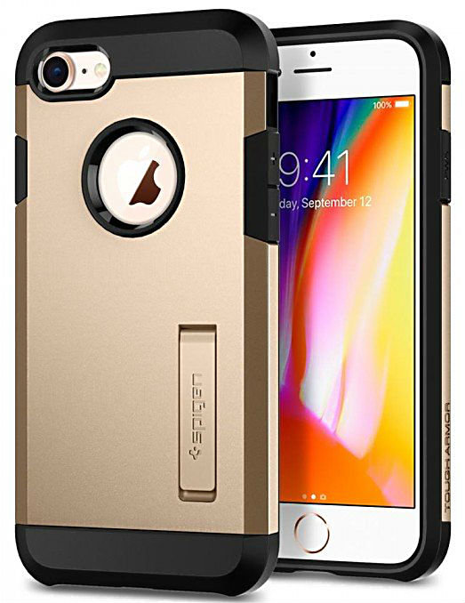 фото Чехол Spigen Tough Armor 2 (054CS22218) для iPhone 7/8/SE (2020) (Champagne Gold)