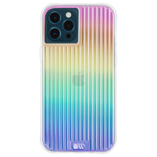 фото Чехол-накладка Case-Mate Tough Groove Case для iPhone 12 Pro Max, покрытый антимикробным материалом Micropel. Дизайн: Iridescent
