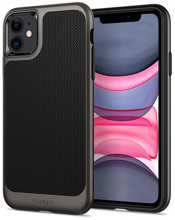 фото Чехол - накладка Spigen Neo Hybrid, gunmetal - iPhone 11