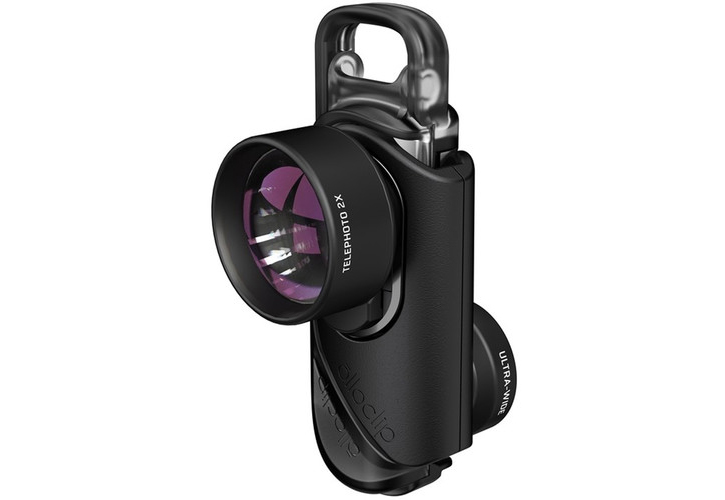 фото Объектив для iPhone 7/7 Plus, Olloclip Active Lens Set. Цвет: линза черный, крепление черный