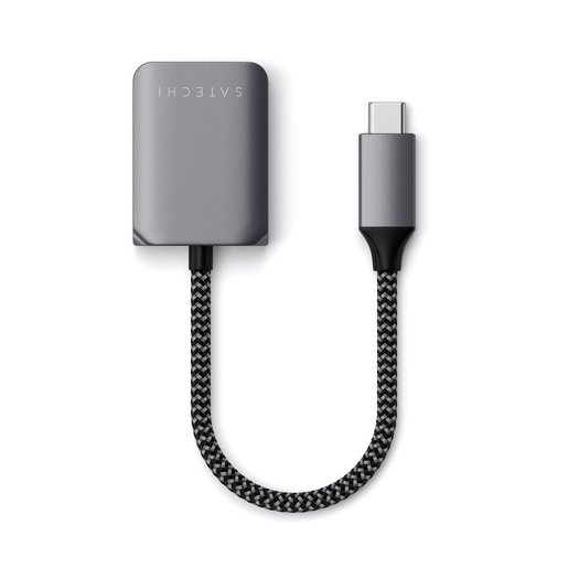 фото Адаптер Satechi USB-C to Audio PD Charger Adapter. Цвет: серый космос