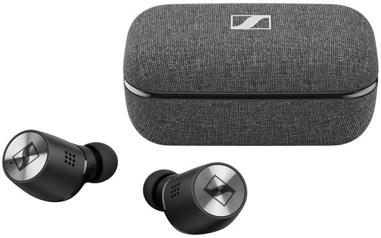 фото Bluetooth-наушники с микрофоном Sennheiser Momentum True Wireless 2 (Black)
