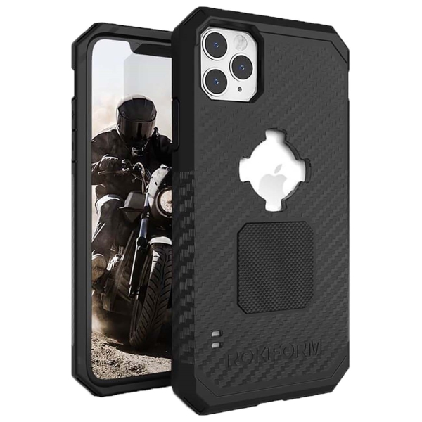 фото Противоударный чехол-накладка Rokform Rugged Case для iPhone 11 Pro со встроенным магнитом. Цвет: черный