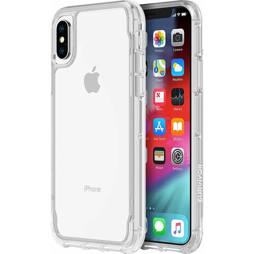 фото Чехол защитный Griffin Survivor Clear для iPhone XS Max. Материал пластик. Цвет прозрачный