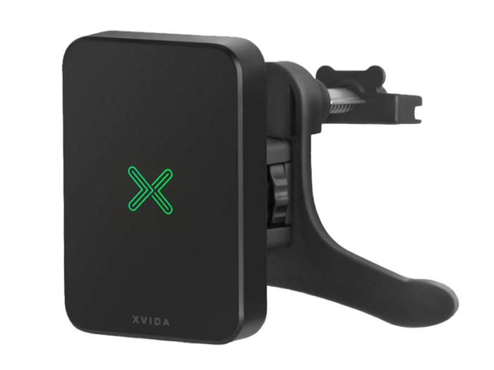 фото Автомобильное беспроводное ЗУ и держатель с креплением на вентиляцию XVIDA Wireless Charging Vent Mount