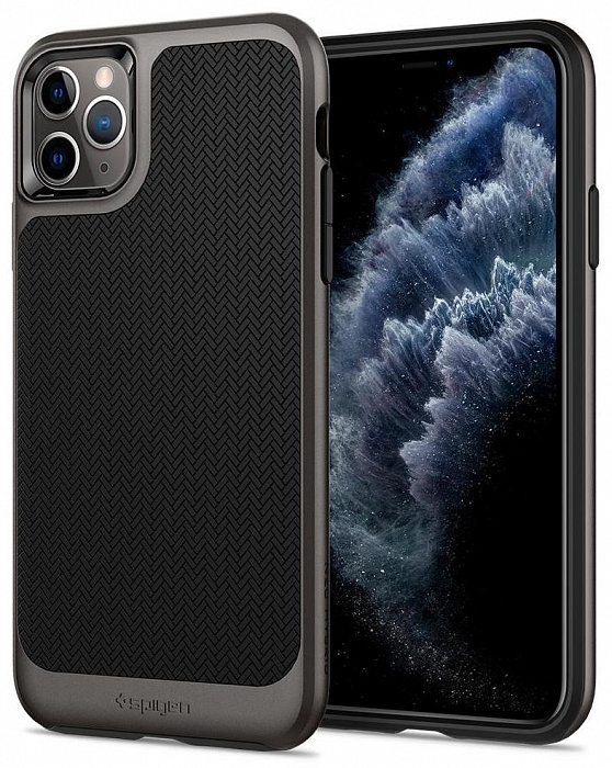 фото Чехол Spigen Neo Hybrid, gunmetal - iPhone 11 Pro Max