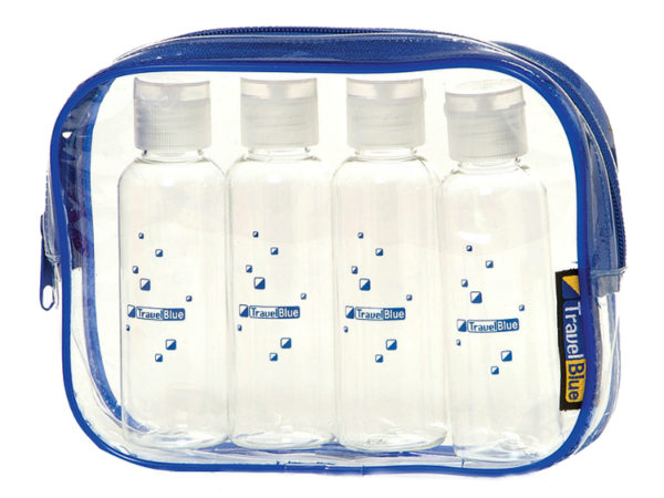 фото Комплект органайзера и 4-х флаконов для жидкостей Travel Blue Liquid Organiser