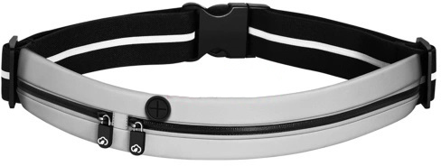 фото Спортивный пояс-чехол Xiaomi Mijia sports invisible pockets double mouth chain (grey)