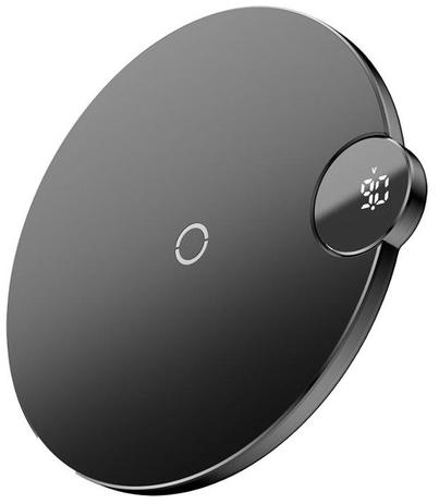 фото Беспроводное зу Baseus Digtal LED Display Wireless Charger Black