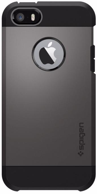 фото Чехол Spigen для iPhone 5/5s/SE Tough Armor 041CS20188. Gunmetal