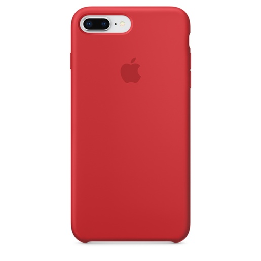 фото Силиконовый чехол Apple Silicone Case для iPhone 8 Plus/7 Plus, цвет (PRODUCT)RED красный