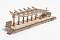 Механический деревянный конструктор Ugears Перрон (70013)