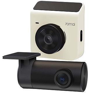 Видеорегистратор 70MAI Dash Cam A400+Rear Cam Set Ivory