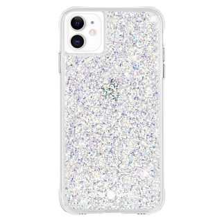Чехол Case-Mate Twinkle для iPhone 11. Цвет прозрачный белый