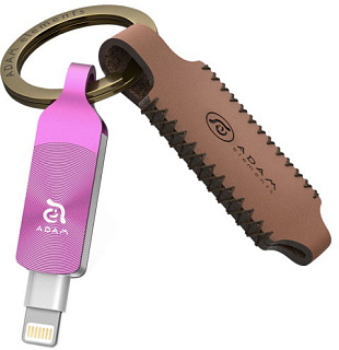 Флеш-накопитель ADAM elements iKlips Duo+ 32GB Lightning (Pink)