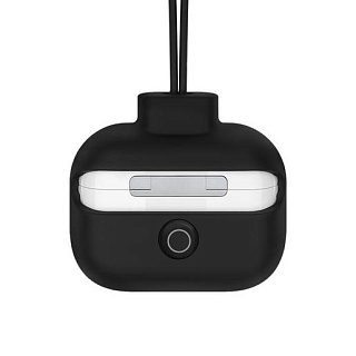 Чехол SwitchEasy ColorBuddy для футляра AirPods Pro. Материал силикон. Цвет черный