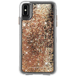 Чехол Case-Mate Waterfall для iPhone 11. Цвет прозрачный золотой