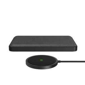 Беспроводной Магнитный портативный аккумулятор Mophie Snap+ Juice Pack® mini. Емкость аккумулятора: 5 000 мАч. Цвет: черный