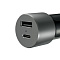 Автомобильное зарядное устройство Satechi 48W Car Charger Adapter. Разъемы: Type-C 36Вт, USB 12Вт. Цвет серый космос.Satechi 48W Car Charger Adapter with Type C and Standard USB