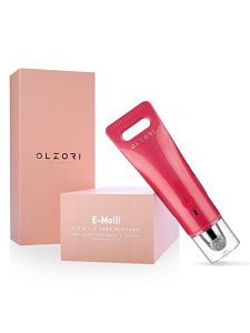 OLZORI. Массажер для области вокруг глаз и губ E-Molli, цвет красный