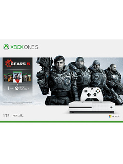 Игровая консоль Xbox One S 1Tb с играми  Gears 5 + Ultimate-издание Gears of War + Gears of War 2, 3 и 4