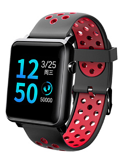 Qumann Смарт часы QSW 02 Black+Red
