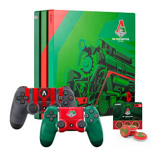 PS4 PRO ЛОКОМОТИВ С ДВУМЯ ГЕЙМПАДАМИ И СТИКАМИ
