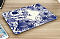 Чехол накладка пластиковая i-Blason для Macbook Retina 15 blue line flower