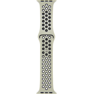 Ремешок ACTION для Apple Watch 42mm&44mm, силикон, жем./чёр.