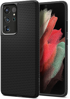 Чехол Spigen Liquid Air (ACS02350) для Samsung Galaxy S21 Ultra (Black)