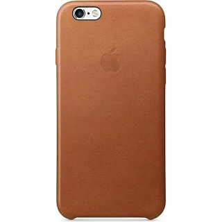 Чехол кожаный для Apple iPhone 6s Plus Saddle Brown