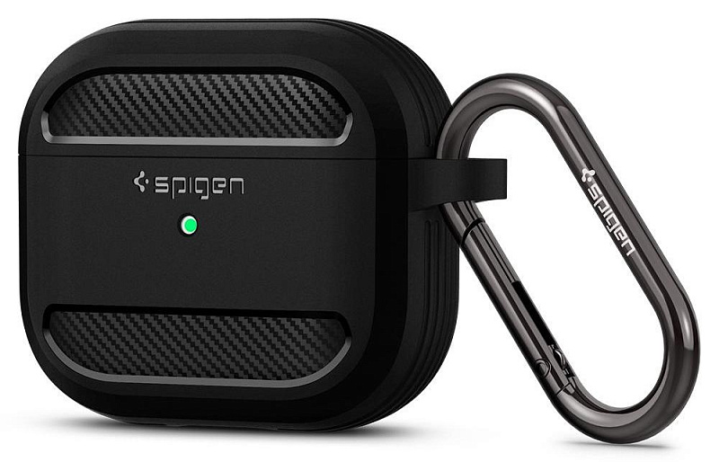 фото Чехол Spigen Rugged Armor (ASD01978) для AirPods 3 (Black)
