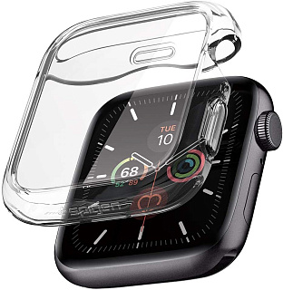 Чехол Spigen Ultra Hybrid (ACS00428) для Apple Watch Series 4/5 44mm (Clear)