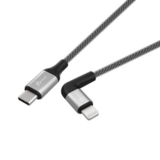 Кабель j5create USB-C на Lightning. Цвет: черный