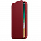 Кожаный чехол Apple Leather Folio для iPhone X, цвет (PRODUCT RED) красный