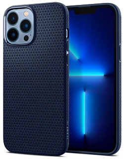 Чехол Spigen Liquid Air (ACS03259) для iPhone 13 Pro (Navy Blue)