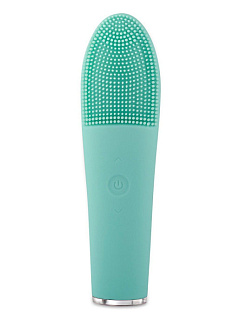 Olzori F-CLean Щеточка для очистки и массажа лица, цвет Green